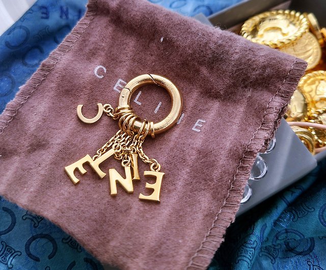 CELINE PARIS disc key-ring bag charm – Vintage Carwen