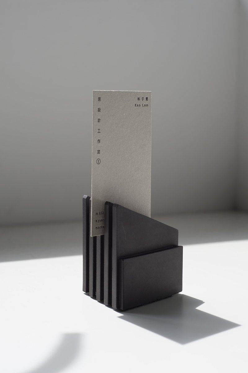 Cement business card holder - Folders & Binders - Cement Gray