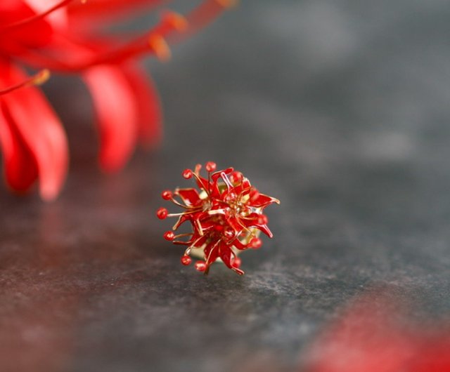 彼岸花　曼珠沙華　手鞠　和飾り 1_87543bb840ff522a204176379c20