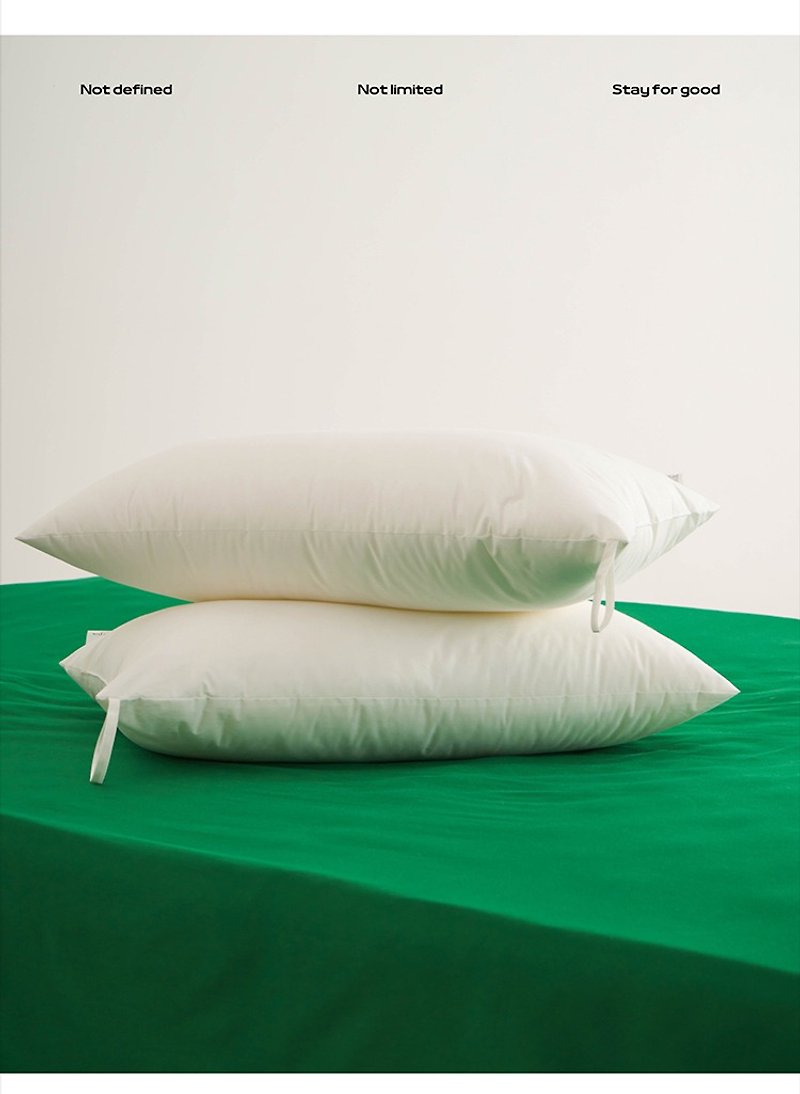 LEIWAI Air Sensation Pillow White Pillow Medium Low Pillow - หมอน - ไฟเบอร์อื่นๆ ขาว