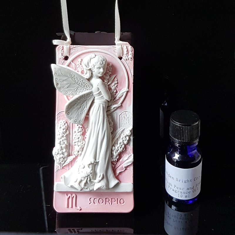 Kit: Scorpio Aroma stone and 10 ml fragrance/essential oil - น้ำหอม - วัสดุอื่นๆ สึชมพู