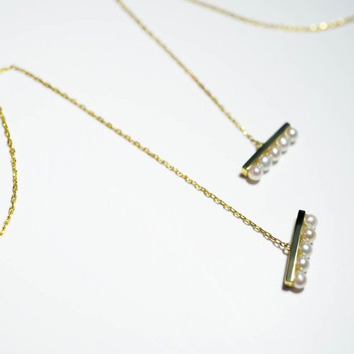 CJ Design 原創珠寶 【平衡系列】原創18K金 珍珠耳飾耳線 原創ins風單只高階感