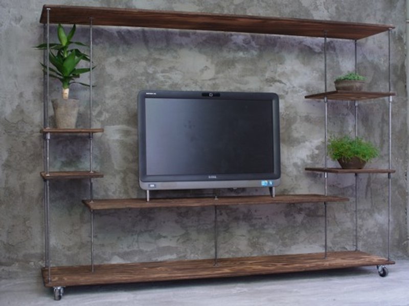 wood iron shelf 1010*1360*300 - Other Furniture - Wood 