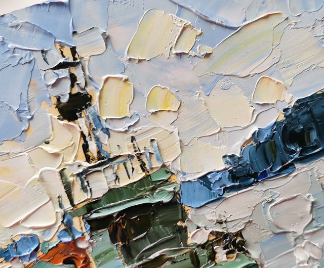 油画 コル手工油畫油畫矯正畫微型油画微型绘画 - ショップ ヴェラーフェの