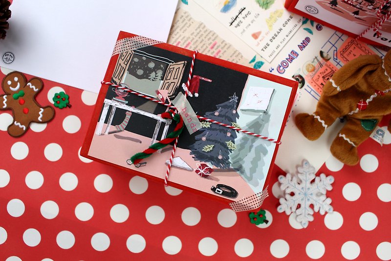 Special Christmas Box Gift 1 - งานไม้/ไม้ไผ่/ตัดกระดาษ - กระดาษ 