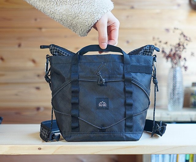 Ecopak・Black・防水・ちびハイカーサコッシュ・S・登山・キャンプ 