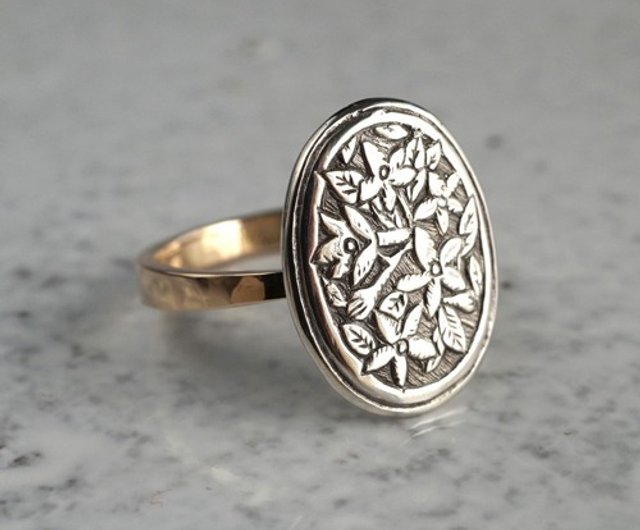 Jasmin ring {R055K10} - 設計館ateliersimo 戒指- Pinkoi