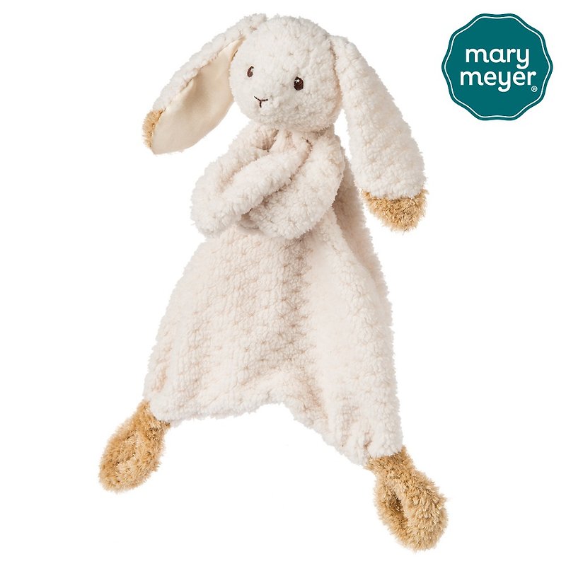 【MaryMeyer】玩偶安撫巾-燕麥兔 - 寶寶/兒童玩具/玩偶 - 棉．麻 卡其色