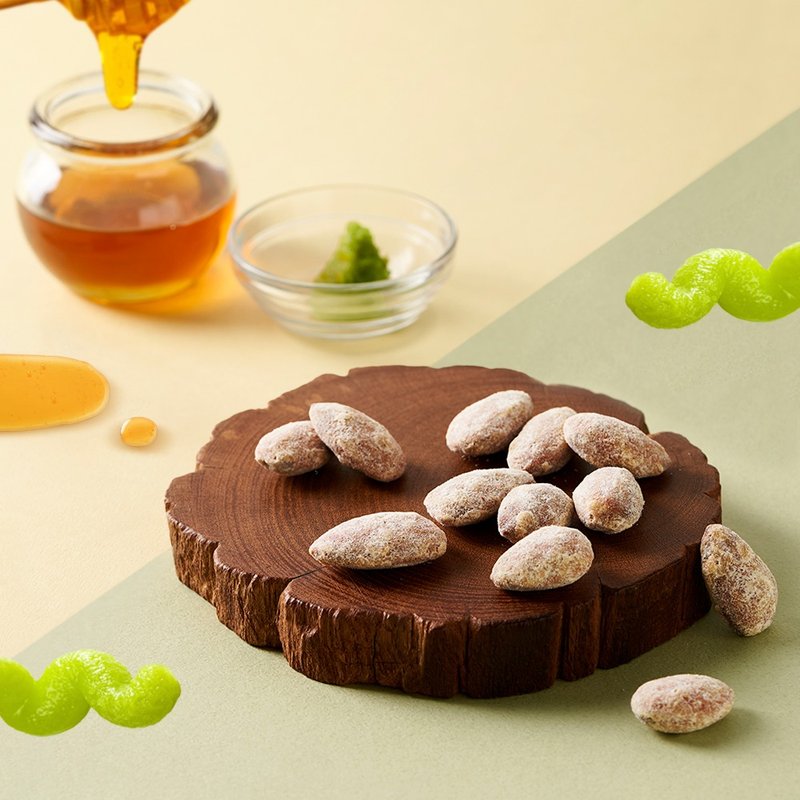 Nutty Nuts 蜂蜜芥末風味杏仁 6入/盒 - 堅果 - 其他材質 