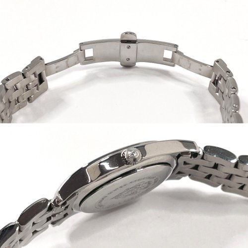 日本直送 中古美品】グッチ GUCCI 腕時計 5500L ステンレス