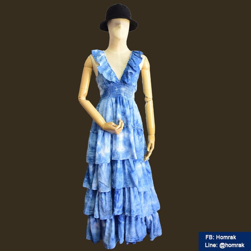 ชูดลูกไม้ Daisy Maxi Dress - HOMRAK - 洋裝/連身裙 - 棉．麻 