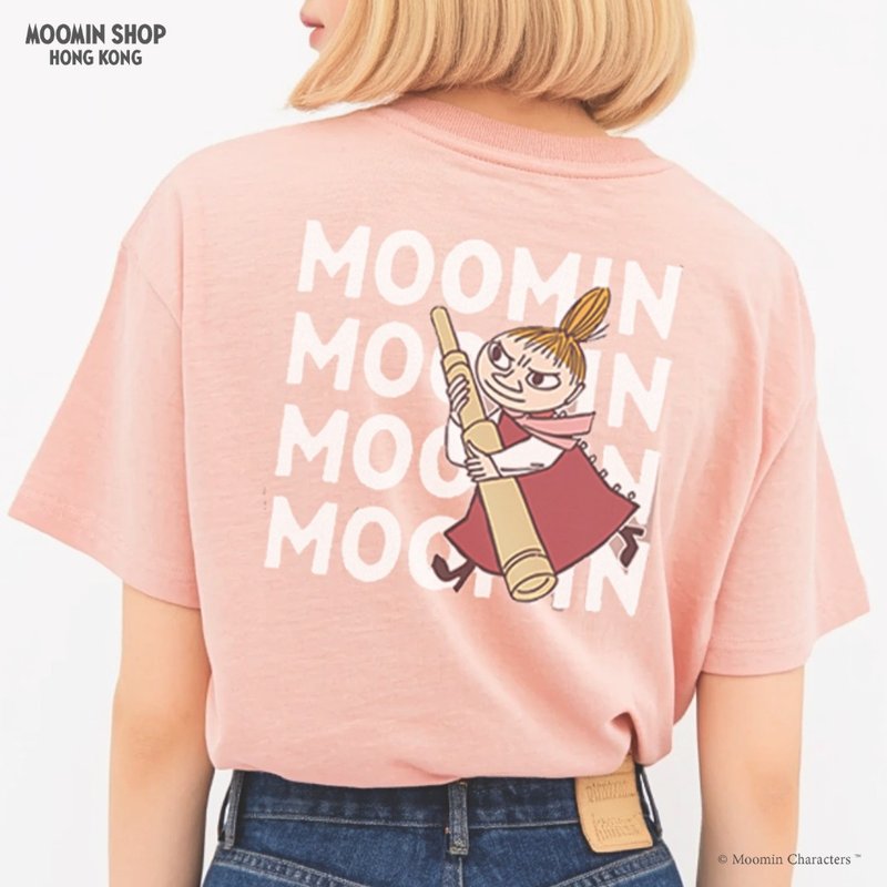 Moomin Print T-Shirt - Pink - เสื้อยืดผู้หญิง - ผ้าฝ้าย/ผ้าลินิน สึชมพู