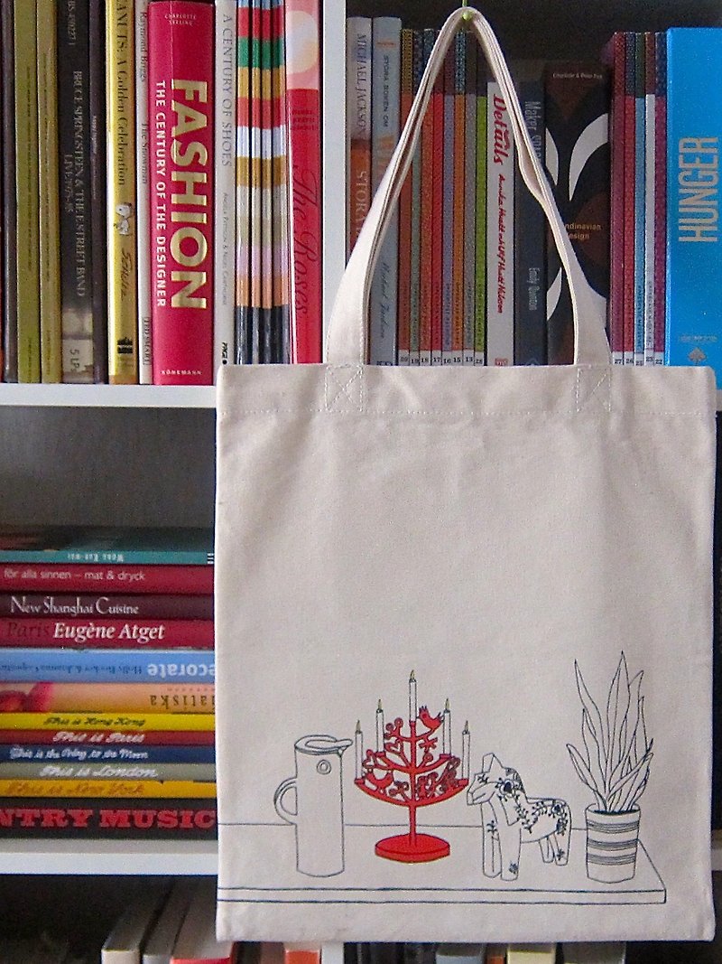 The Homebody's Shelf - Messenger Bags & Sling Bags - Cotton & Hemp White