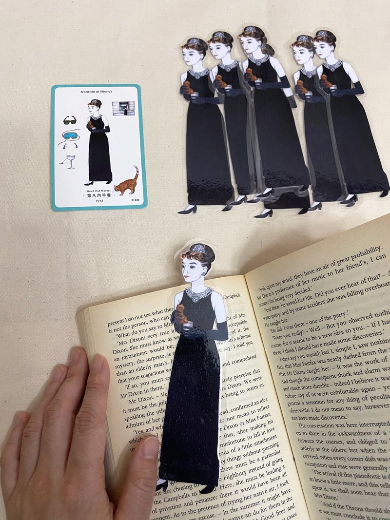 bookmark | good old movies 【Breakfast at Tiffany's】 - Bookmarks - Paper Black