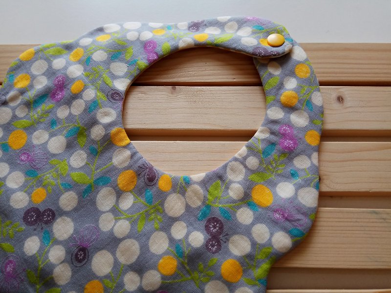 Japanese cotton gauze cloth moon gift bib six-layer yarn eight-layer yarn baby bib saliva towel - ของขวัญวันครบรอบ - ผ้าฝ้าย/ผ้าลินิน สีม่วง