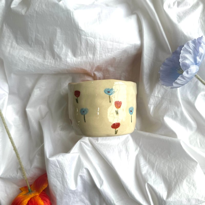 Floral mug - Mugs - Pottery Multicolor