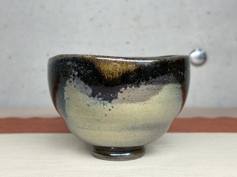 茶碗/ギフト/薪窯/楊博戎 - 急須・ティーカップ - 陶器 