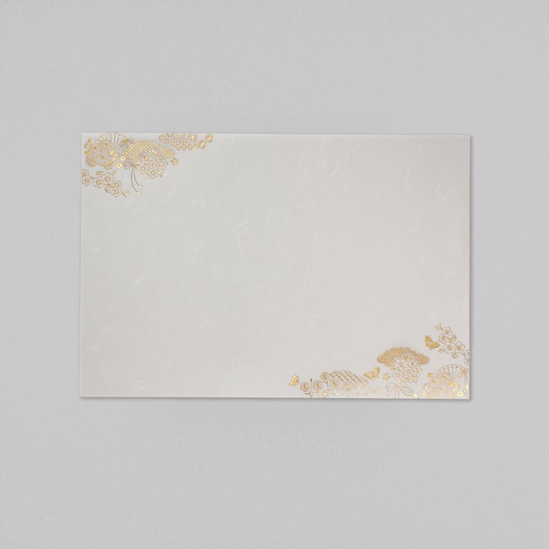 餐具 御膳墊紙 花曆 2入 - 桌布/桌巾/餐墊 - 紙 金色