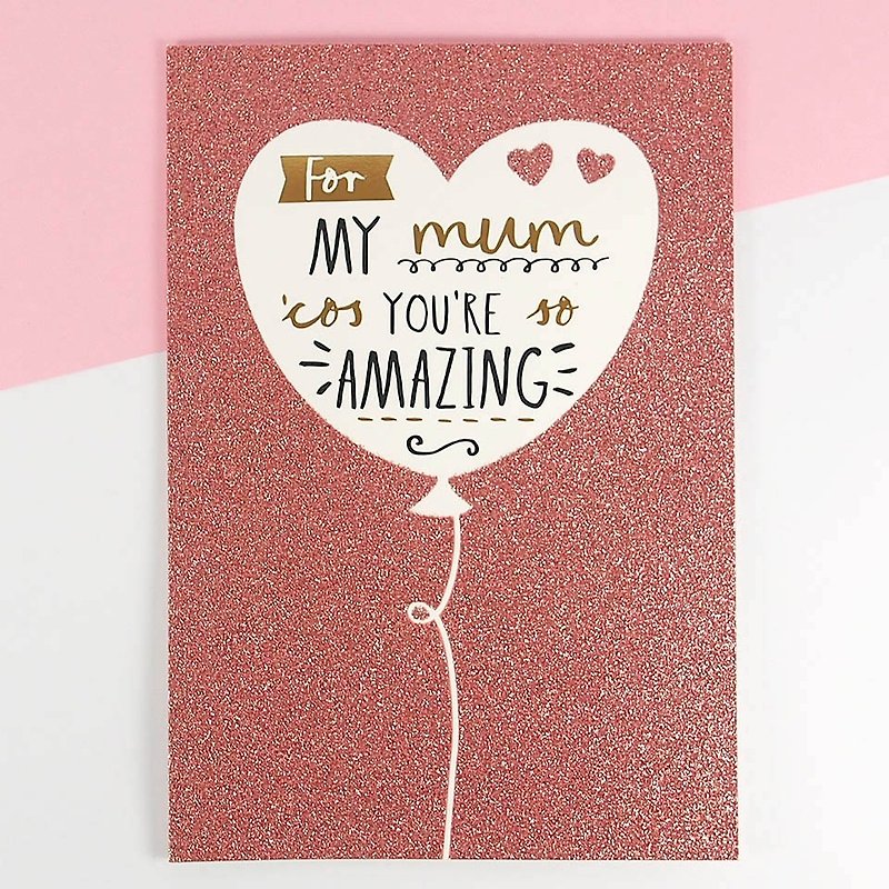 To my mum] [Mother's Day Card - การ์ด/โปสการ์ด - กระดาษ สีแดง