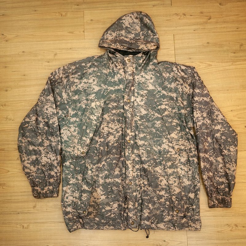 MASTER SPORTSMAN US military digital camouflage work jacket vintage second-hand - เสื้อโค้ทผู้ชาย - ผ้าฝ้าย/ผ้าลินิน หลากหลายสี