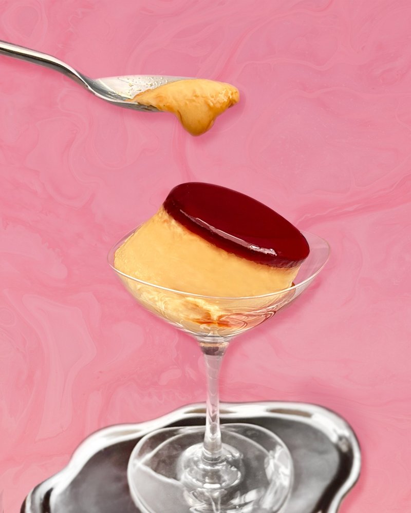 【desertLAND】Vanilla Caramel Pudding Gift Box (3 pcs) - Cake & Desserts - Other Materials 