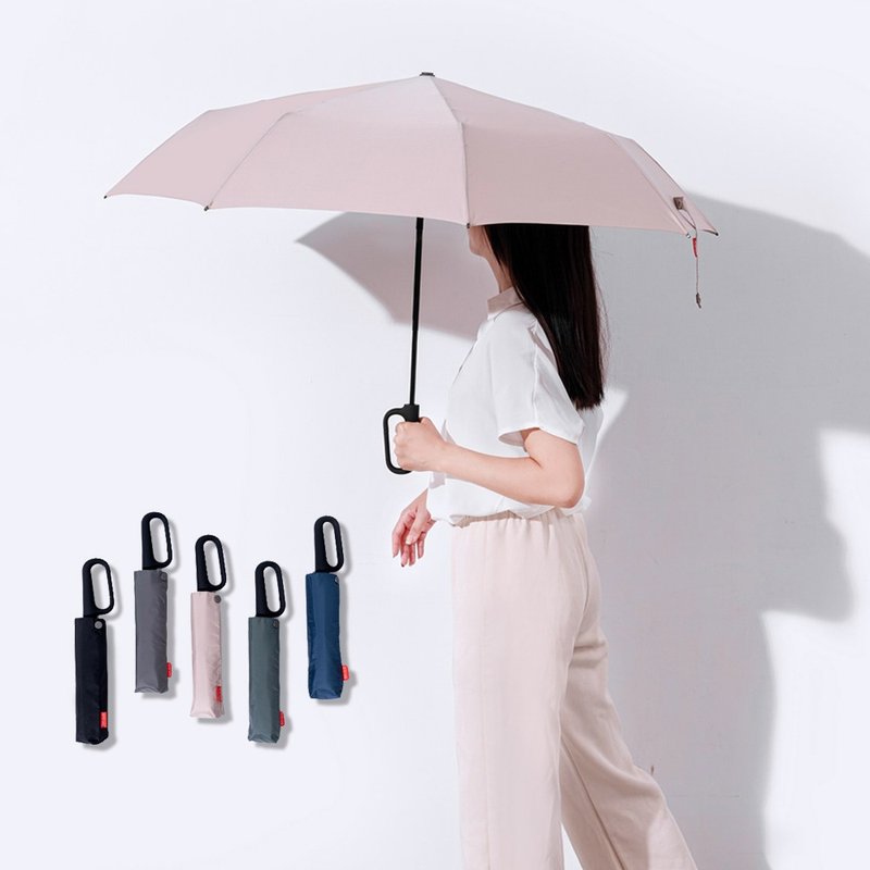 Good Umbrella King lightweight 8-bone patented buckle umbrella bag bag buckle umbrella rain or shine dual-use umbrella sun protection quick-drying - ร่ม - เส้นใยสังเคราะห์ สีเทา