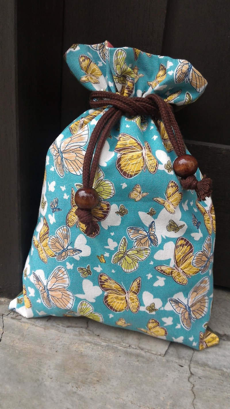 Butterfly Universal Pouch - กระเป๋าเครื่องสำอาง - ผ้าฝ้าย/ผ้าลินิน 