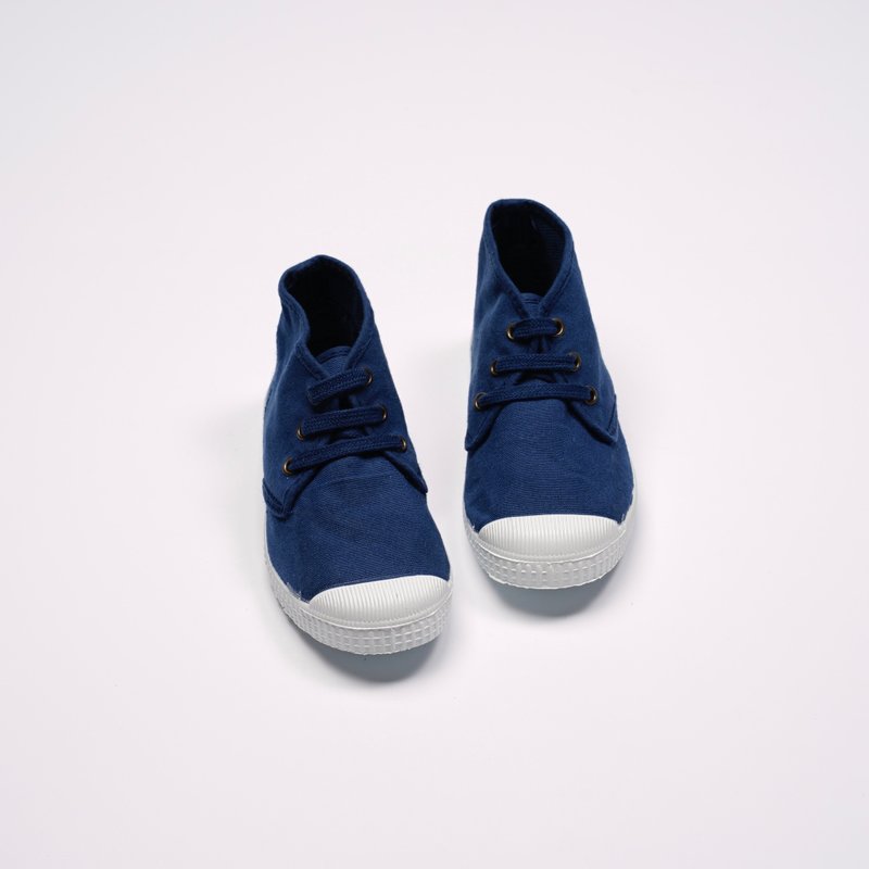 西班牙帆布鞋 CIENTA 60997 48 深藍色 經典布料 童鞋 Chukka - 男/女童鞋 - 棉．麻 藍色
