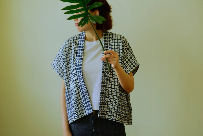 Cotton Kimono Jacket - 女裝 上衣 - 棉．麻 