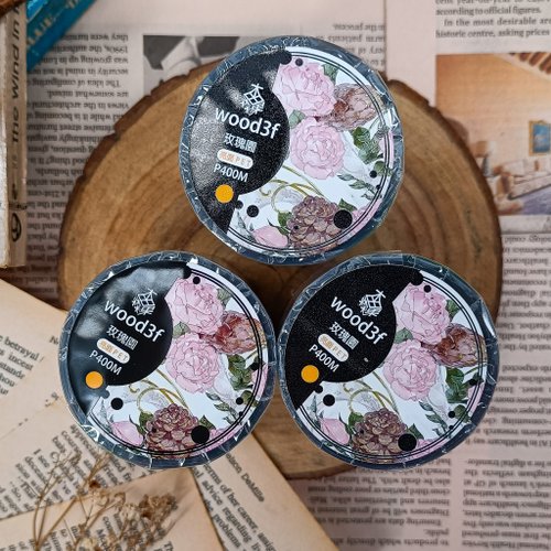 木田森果 wood3f NO.400 玫瑰園 Rosarium / 紙膠帶 Masking Tape