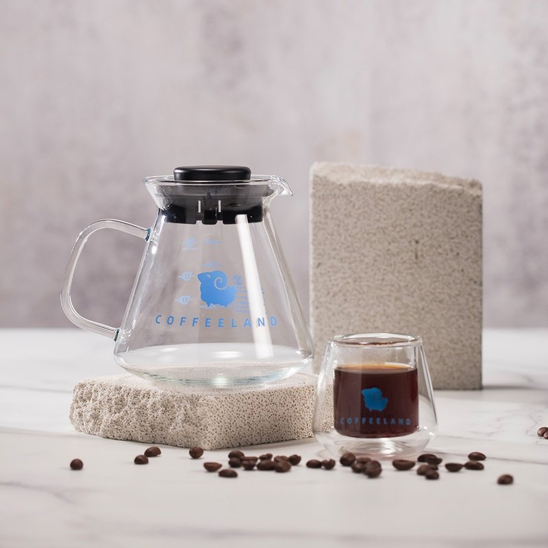 COFFEELAND | 小羊玻璃耐熱咖啡壺600ml - 咖啡壺/手沖壺 - 玻璃 