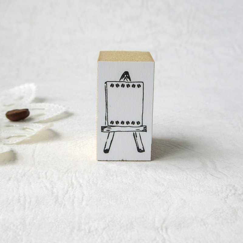 Coffee stamp / easel - Stamps & Stamp Pads - Rubber 