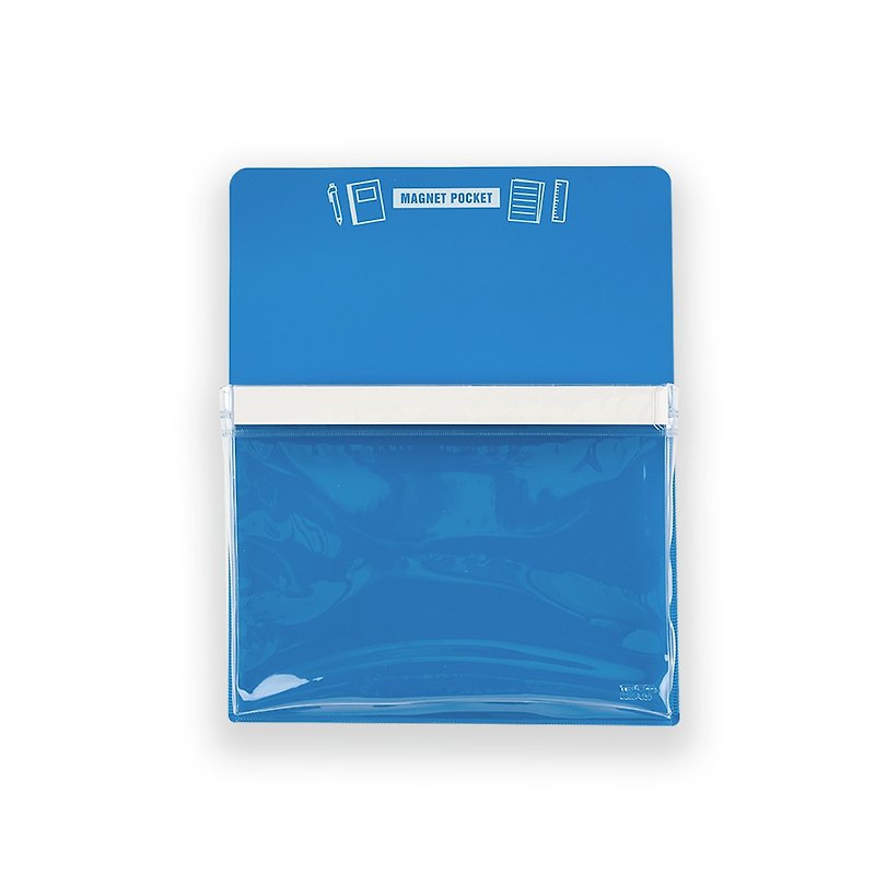 [Trusco] Magnetic Storage Box A6-Blue - Storage - Plastic 