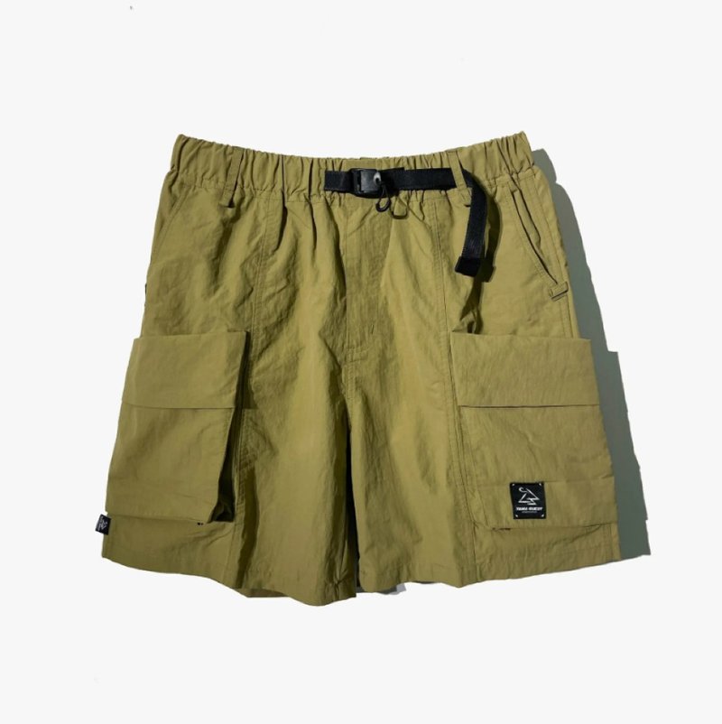 SP02V3 Unisex 8 Pocket Short (BRX) - กางเกง - วัสดุกันนำ้ สีกากี