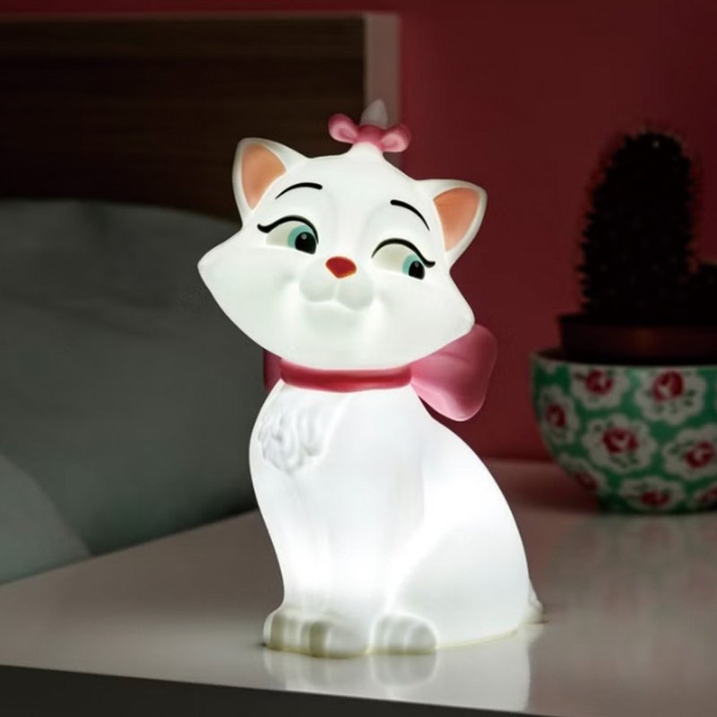 Disney 迪士尼 富貴Marie瑪麗貓3D立體造型夜燈 - 燈具/燈飾 - 塑膠 