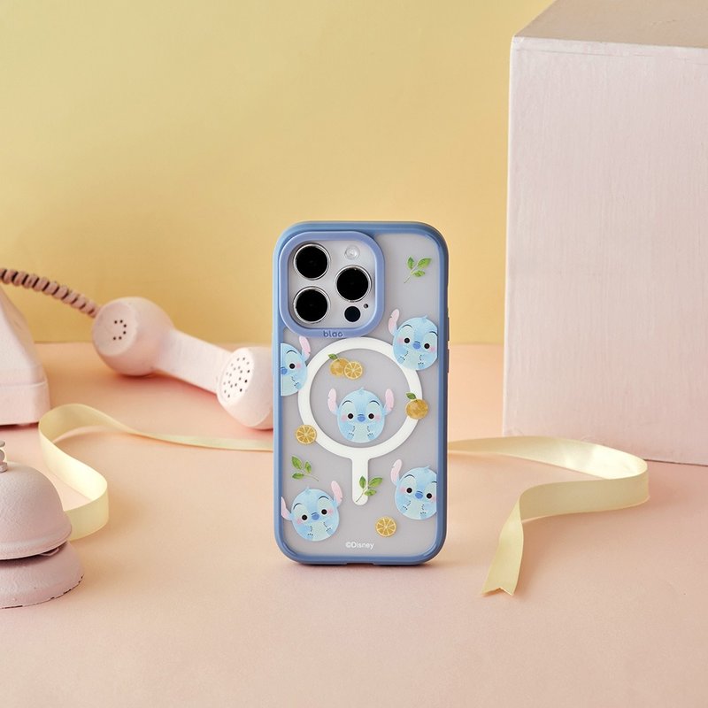Disney Ufufy-史迪奇的橙心橙意極光霧透MagSafe iPhone手機殼 - 手機殼/手機套 - 塑膠 多色