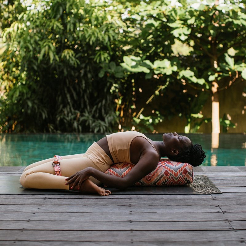 【Yoga Design Lab】Yoga Bolsters Yoga Pillow - Java - อุปกรณ์เสริมกีฬา - วัสดุอื่นๆ สีส้ม