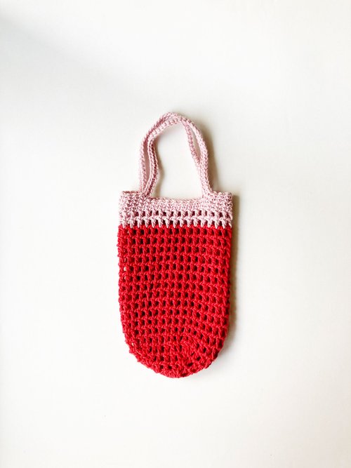 The Heyday Shop 【現貨】red + pink 環保杯袋【選我選我不用等喔】