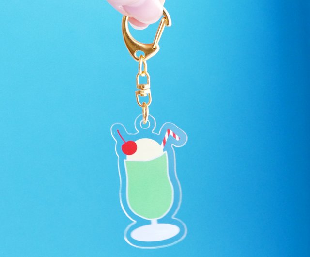 アクリルキーホルダー クリームソーダ - ショップ Panda factory