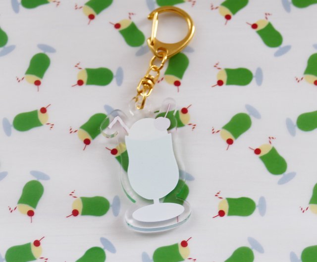 アクリルキーホルダー クリームソーダ - ショップ Panda factory