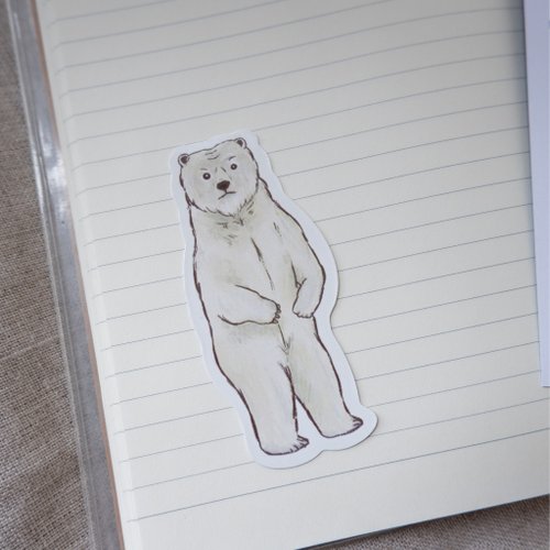 Animal Stickers  Polar Bear Stickers - Shop penguin dairy Stickers - Pinkoi