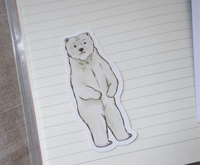 Animal Stickers  Polar Bear Stickers - Shop penguin dairy Stickers - Pinkoi