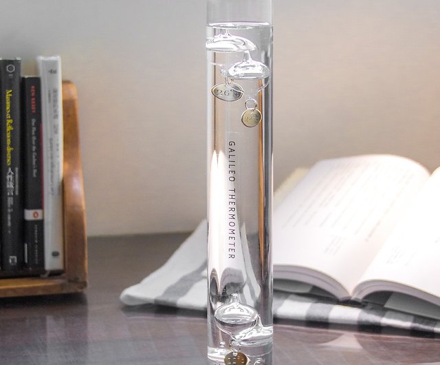 Minimalist Galileo Transparent Thermometer-37cm - Shop Mr.Sci
