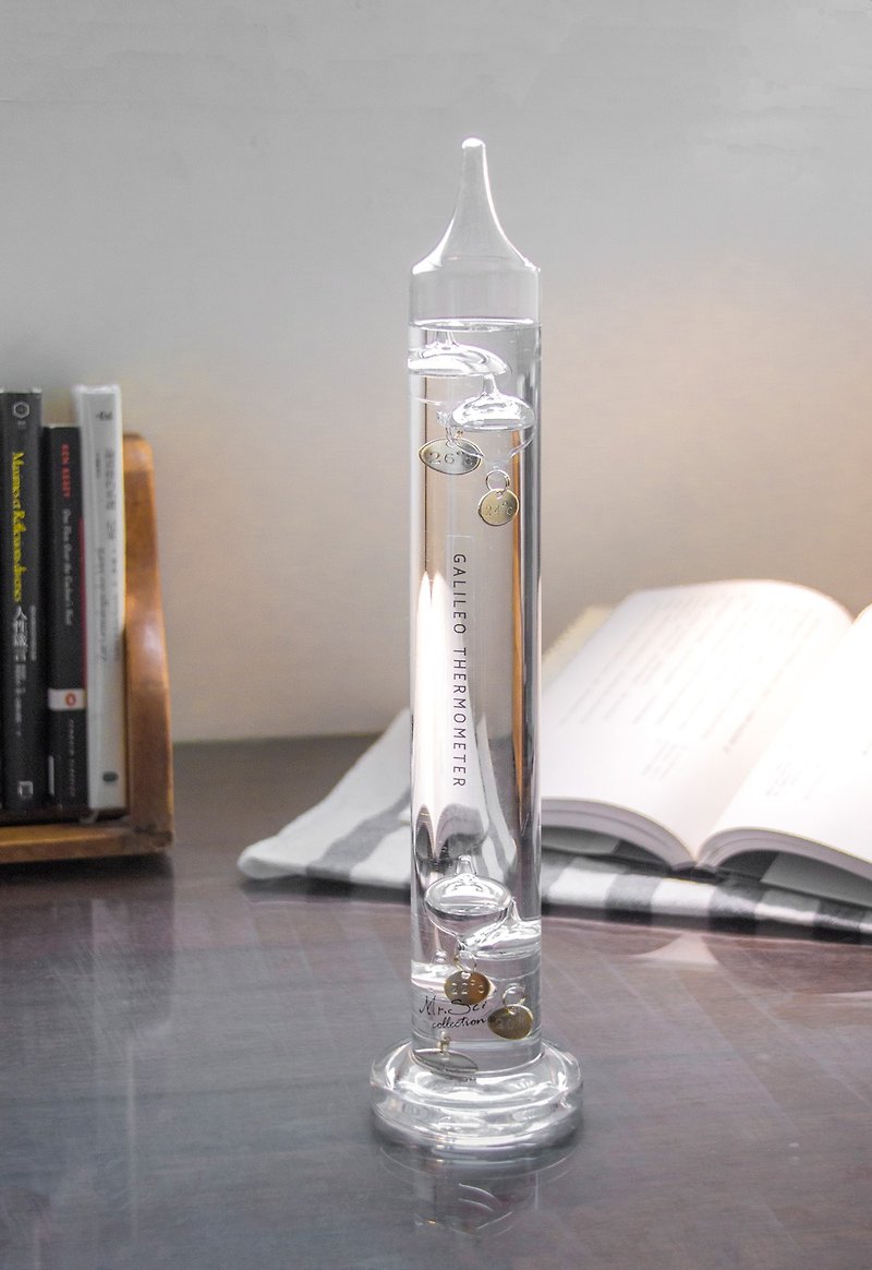 Minimalist Galileo Transparent Thermometer-37cm