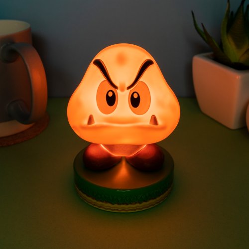 Paladone UK 【熱賣Icons 系列】瑪利歐Goomba慄寶寶3D Icons夜燈