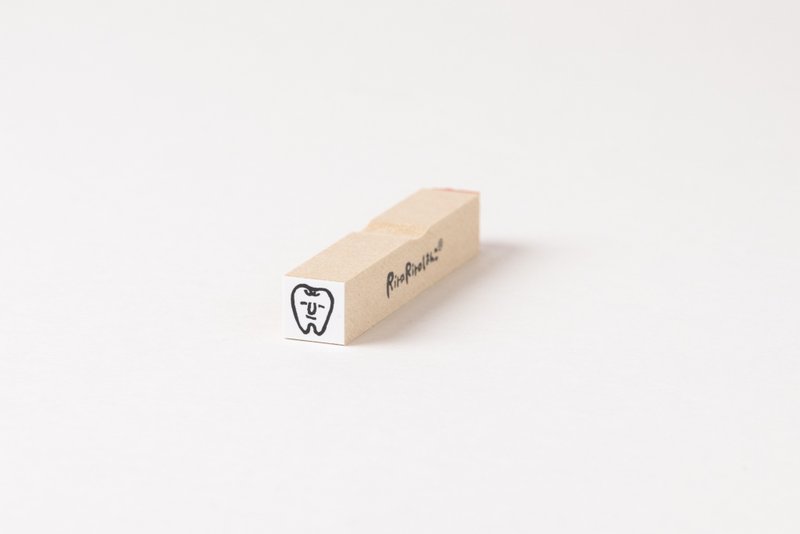 [Teeth/Dentist/Toothbrush] Schedule stamp*10mm square*R110 - Stamps & Stamp Pads - Wood 