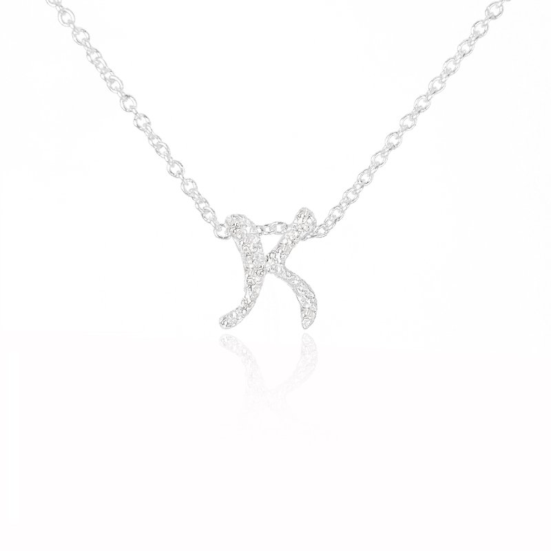 K. / Silver Necklace