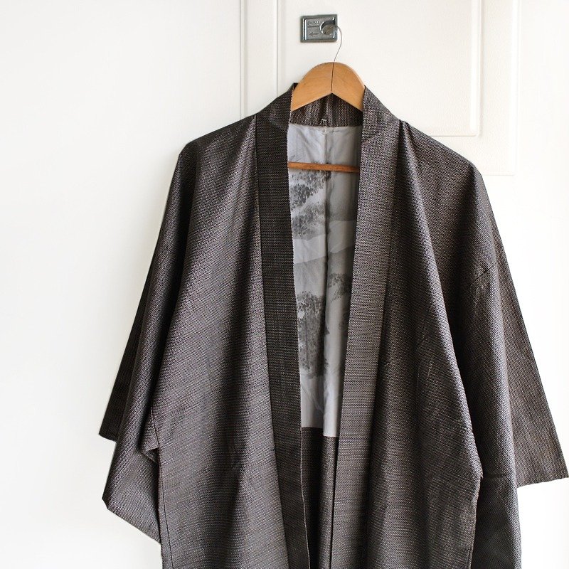 │Slowly│ Japanese Antiques - Light kimono coat G5│ .vintage retro vintage theatrical... - เสื้อแจ็คเก็ต - วัสดุอื่นๆ หลากหลายสี