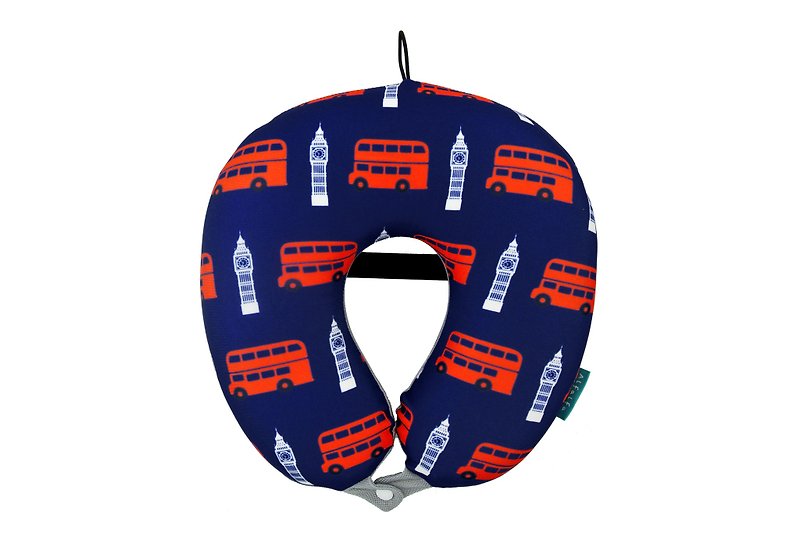 Coolnex Neck Cushion - London Bus - Navy Blue  (with storage bag) - Belts - Polyester 