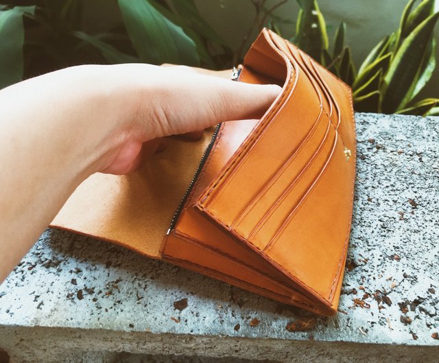 Leather Long Zipper Wallet Pattern